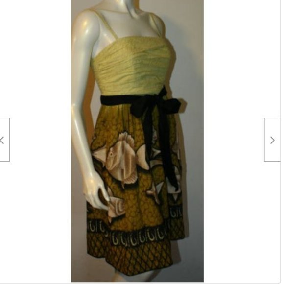 Vanessa Virginia Baxter Bay Dress 4 Fish Vintage - Picture 9 of 10